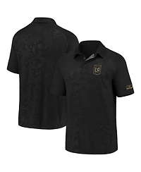 Fanatics Men's Black Lafc Iconic Defender Polo Shirt
