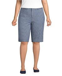 Lands' End Women's Classic 12" Chambray Shorts