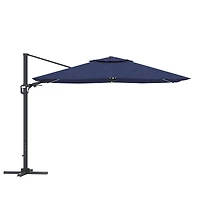 Casainc 11 Ft Square Cantilever Patio Umbrella without Base