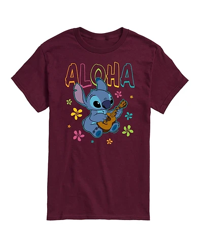 Hybrid Apparel Lilo and Stitch Mens Short Sleeve Tee