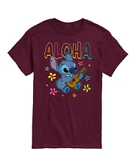 Hybrid Apparel Lilo and Stitch Mens Short Sleeve Tee