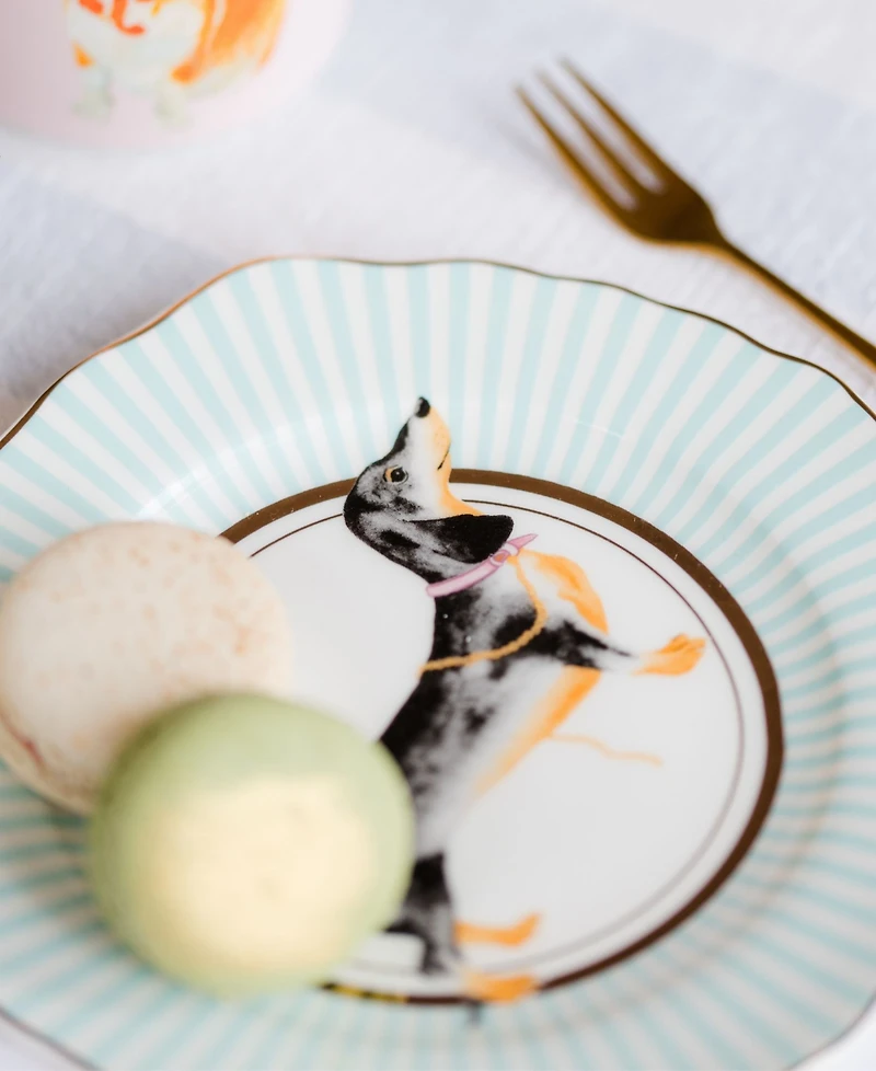 Yvonne Ellen Animal Tea Plates, Set of 4