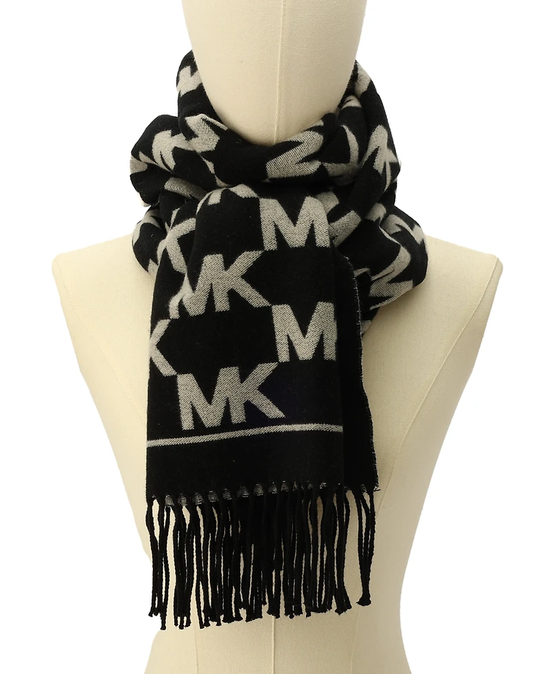 Michael Kors Women's Metallic Logo Wrap Scarf