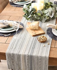 Design Imports Braided Stripe Table Runner, 15x72 Inches