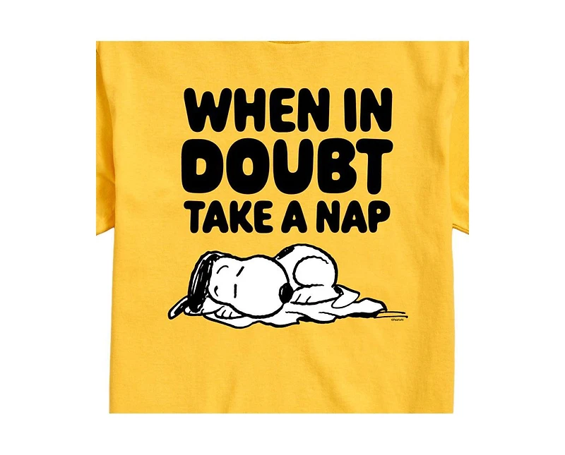 Hybrid Apparel Peanuts Nap Mens Short Sleeve Tee