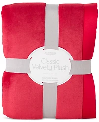 Berkshire Classic Velvety Plush Blanket, Full/Queen, Exclusively at Macy's