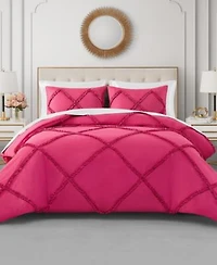 Juicy Couture Diamond Ruffle Comforter Sets