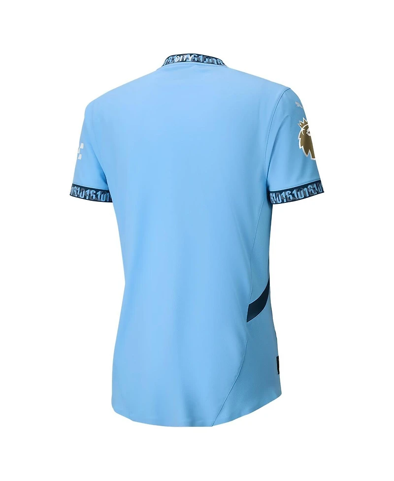 Puma Men's Light Blue Manchester City 2024/25 Home Authentic Jersey