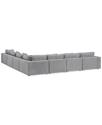 Nycolle -Pc. Modular Fabric L-Shape Sectional