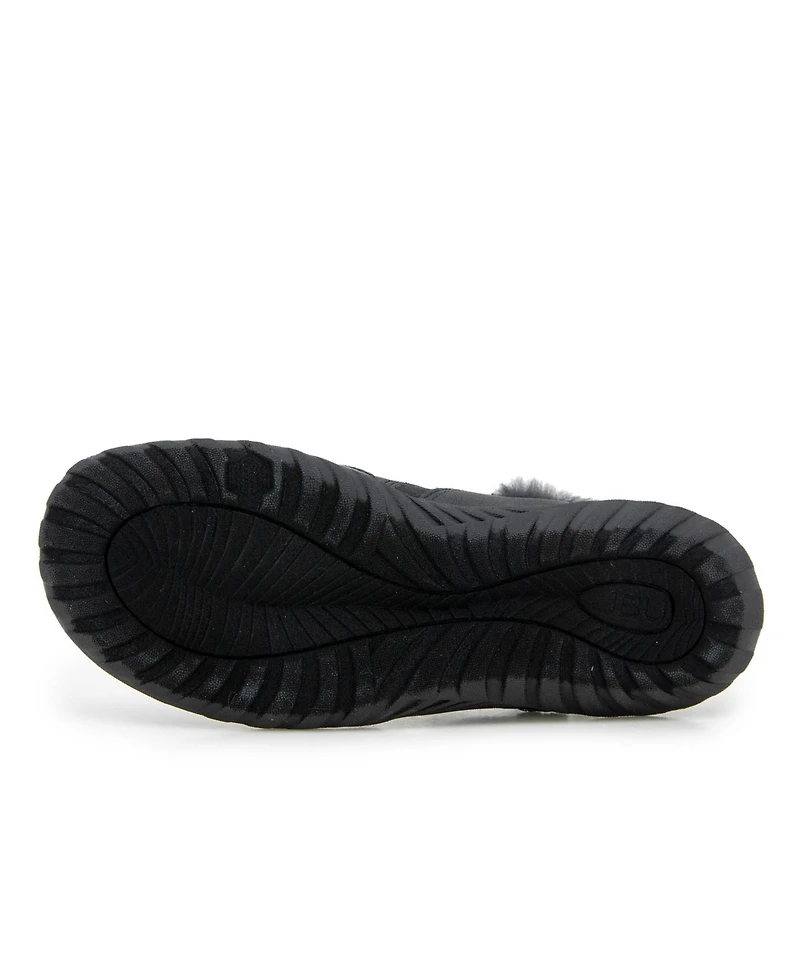 Jbu Women's Hook and Loop Heather Flat