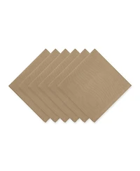 Design Imports Solid Napkin Set of 6