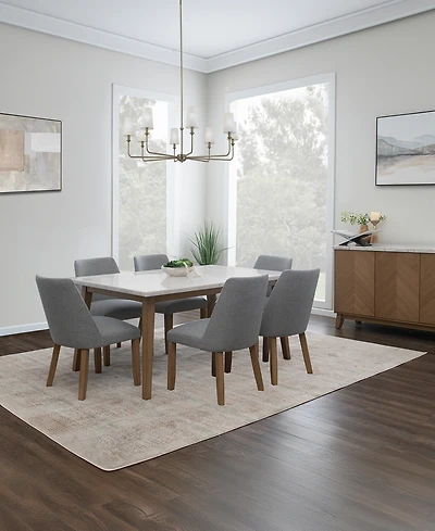 Mabell 7-Pc. Set (Table & 6 Side Chairs), Created for Macy's