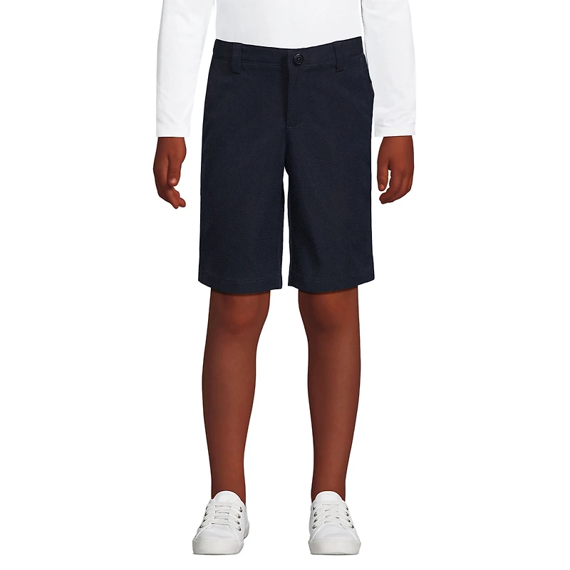 Lands' End Little Girls Active Performance Chino Shorts