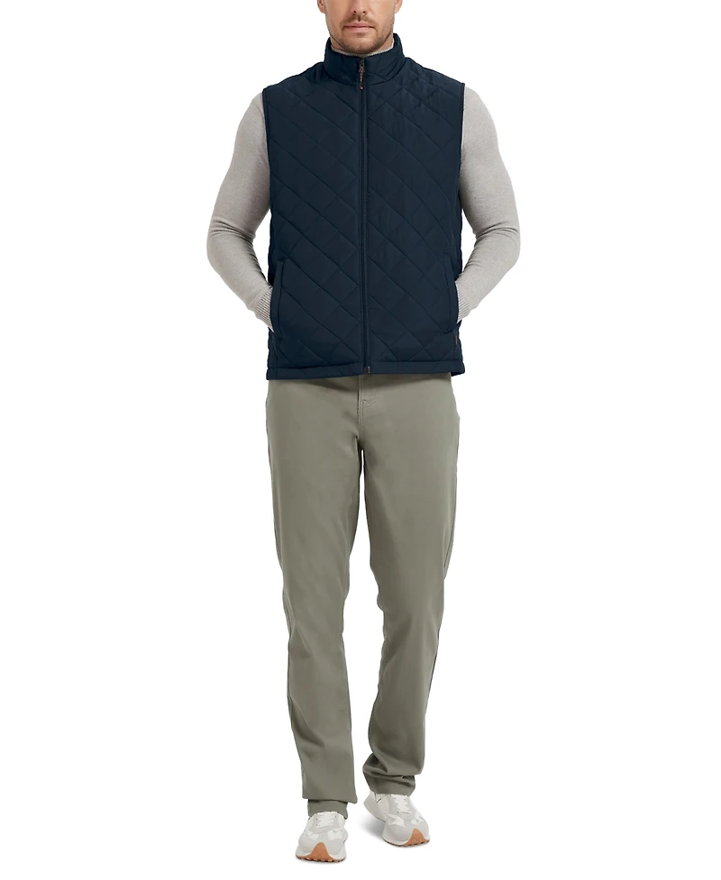 Hawke & Co. Men's Diamond Quilted Heritage Vest, Created for Macy's