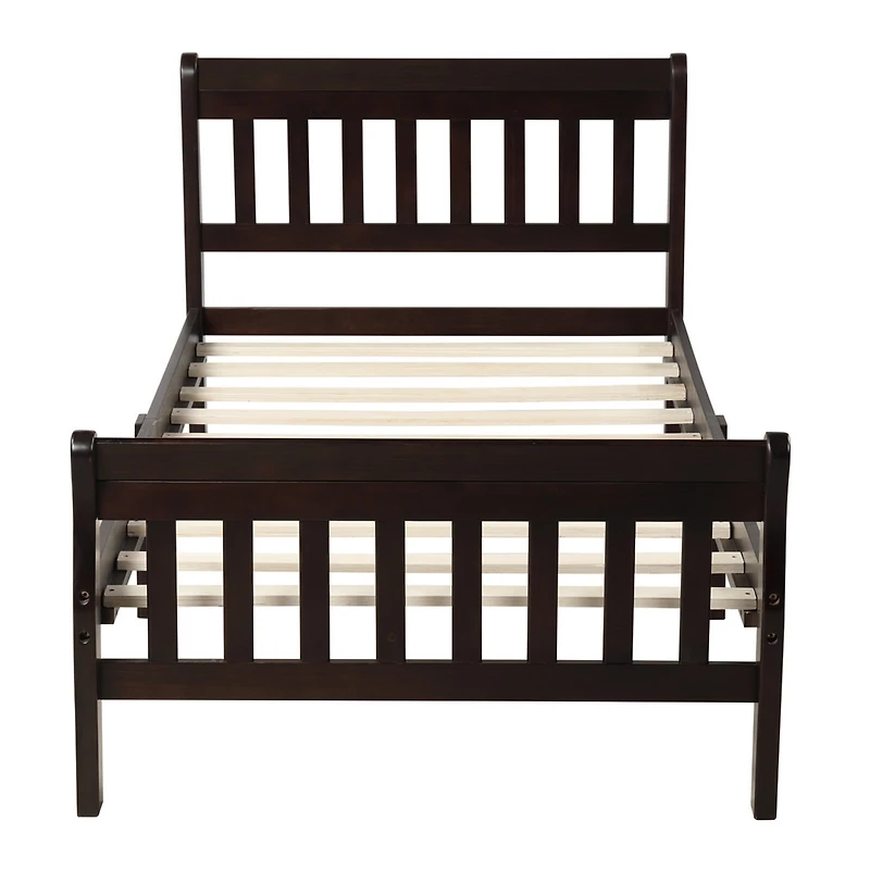 Streamdale Twin Platform Bed Frame with Headboard and Footboard