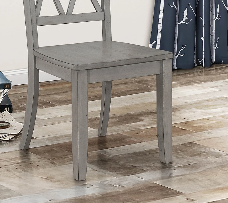 Streamdale Casual Buttermilk Finish Side Chairs - Set of 2