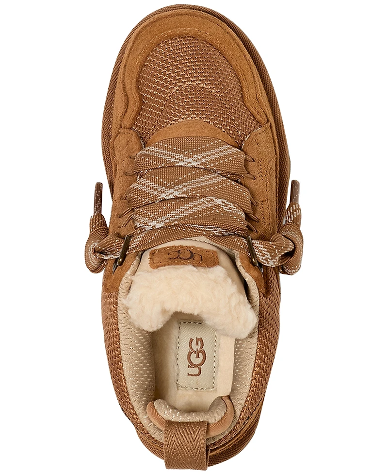 Ugg Kids Lowmel Lace-Up Cozy Sneakers