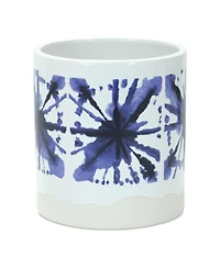 Slickblue Tie-dye Decorative Print Ceramic Pot (Set of 2)