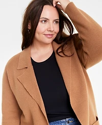 On 34th Plus Size Sweater Blazer, Created for Macy's