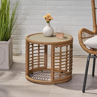 Streamdale Stylish Side Table for Refreshing Summer Drinks