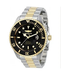 Invicta Men's Pro Diver Automatic 3 Hand Black Dial Stainless Steel Bracelet Watch