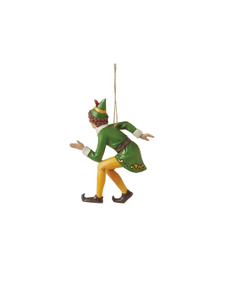 Jim Shore Buddy The Elf Crouching Holiday Ornament