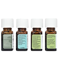 Aura Cacia Purify Kit Clearing Pure Essential Oils 4 Bottles