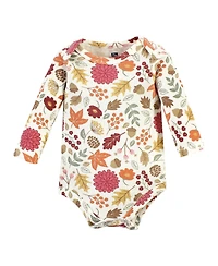 Hudson Baby Girls Thermal Long Sleeve Bodysuits