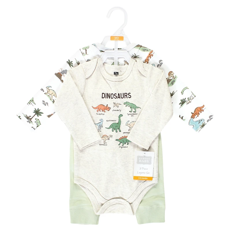 Hudson Baby Boys Unisex L and S, S Bodysuit Pant