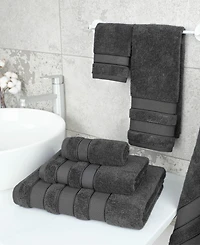 American Soft Linen Salem Premium 100% Turkish Cotton 6 Piece Bath Towel Set