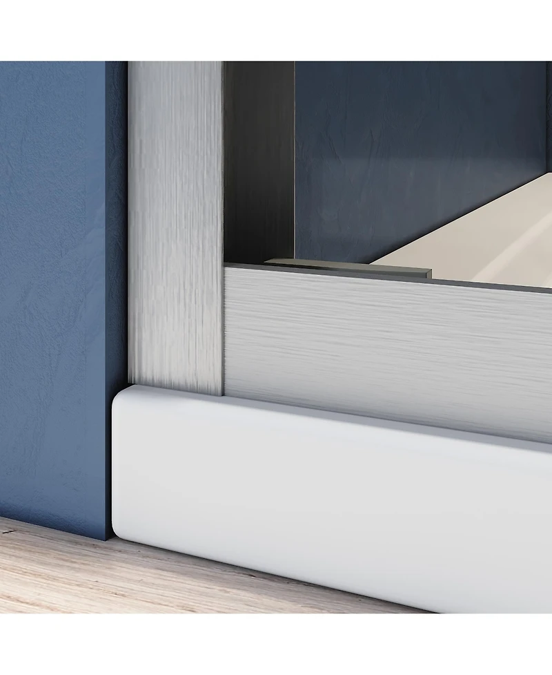 Streamdale 50-54in Sliding Shower Doors with Safety Glass and Easy Assembly