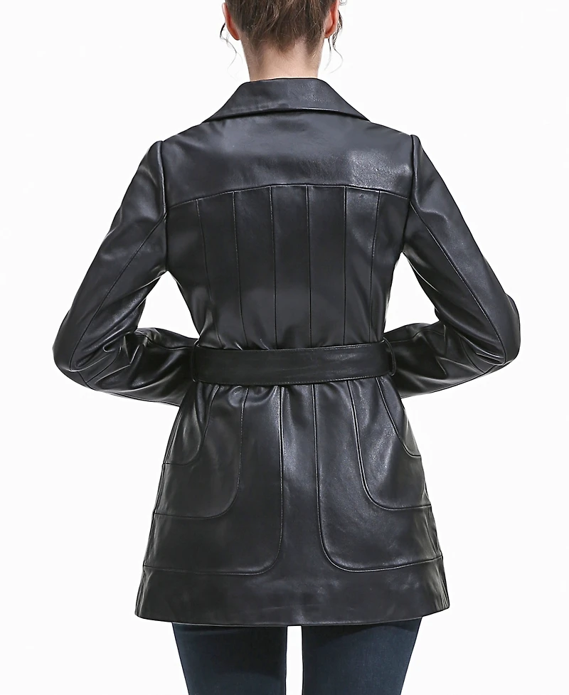 Bgsd Women's Erika Leather Coat