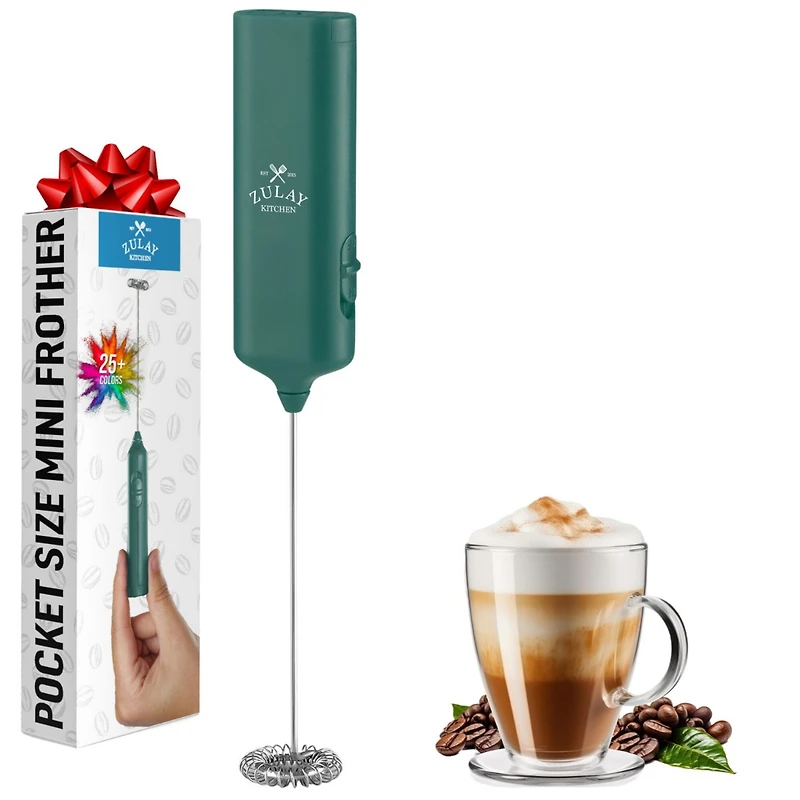 Powerful Mini Milk Frother Handheld - Electric Hand Mixer