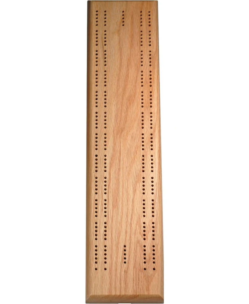 Bobby Fischer We Games Competition Cribbage Game - Solid Wood Sprint 2 Track Board with Metal Pegs