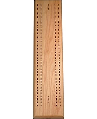 Bobby Fischer We Games Competition Cribbage Game - Solid Wood Sprint 2 Track Board with Metal Pegs
