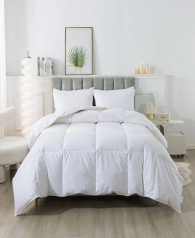 Royal Velvet Heavy Weight White Goose Nano Down Feather Blend Comforter