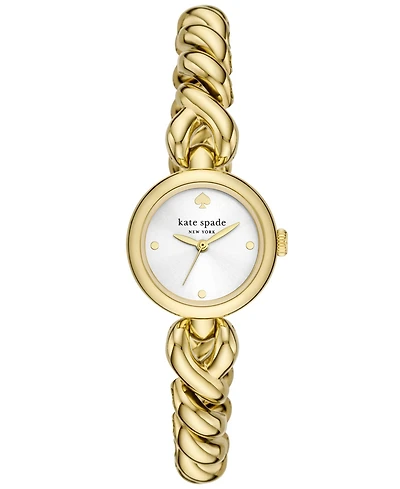 Kate Spade New York Women's Monroe Gold-Tone Stainless Steel Bracelet Watch 24mm
