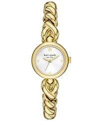 Kate Spade New York Women's Monroe Gold-Tone Stainless Steel Bracelet Watch 24mm