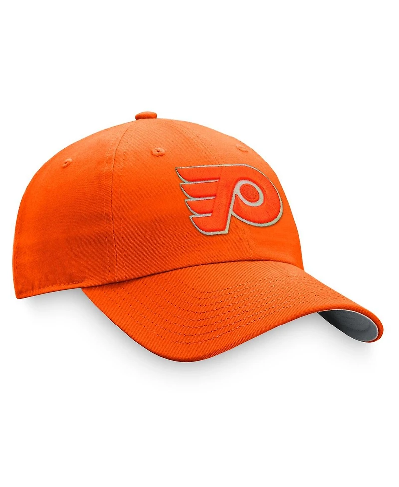 Fanatics Women's Orange Philadelphia Flyers Iconic Glimmer Adjustable Hat