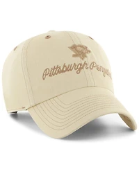 '47 Brand Women's Cream Pittsburgh Penguins Haze Clean Up Adjustable Hat