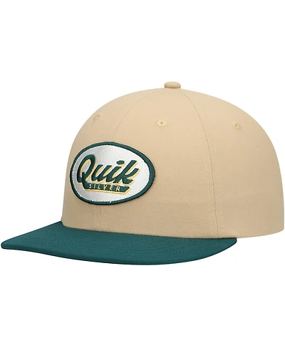 Quiksilver Men's Tan/Green Field Posture Adjustable Hat