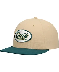 Quiksilver Men's Tan/Green Field Posture Adjustable Hat