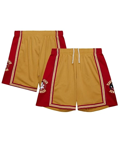 Mitchell & Ness Men's Gold Florida State Seminoles 1992/93 Throwback Jersey Shorts
