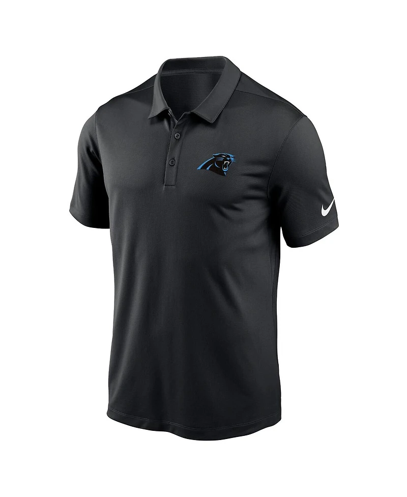 Nike Men's Black Carolina Panthers Franchise Performance Polo Shirt