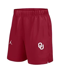 Jordan Men's Crimson Oklahoma Sooners Primetime Victory Performance Shorts
