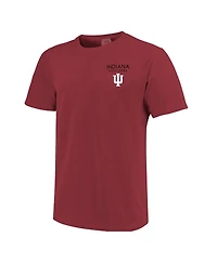 Image One Men's and Women's Crimson Indiana Hoosiers Scenic Comfort Colors T-Shirt
