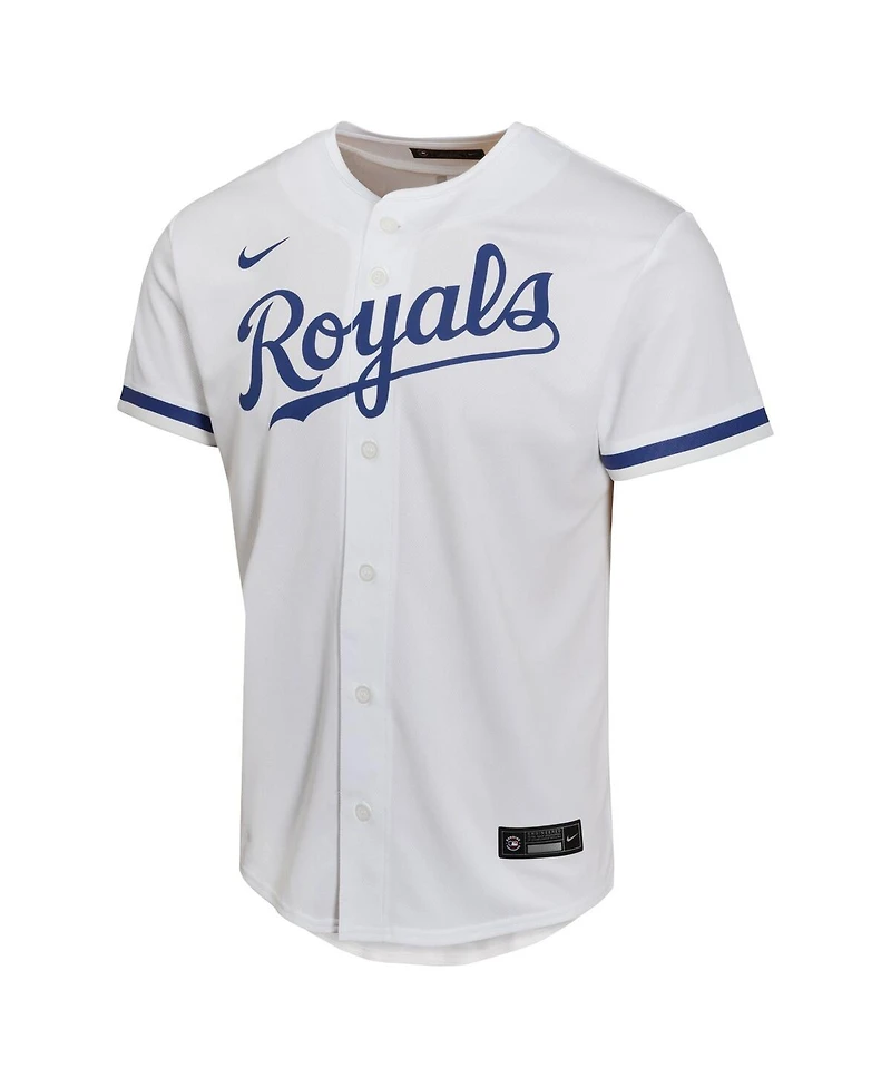 Nike Big Boys and Girls Bobby Witt Jr. White Kansas City Royals Home Game Player Jersey