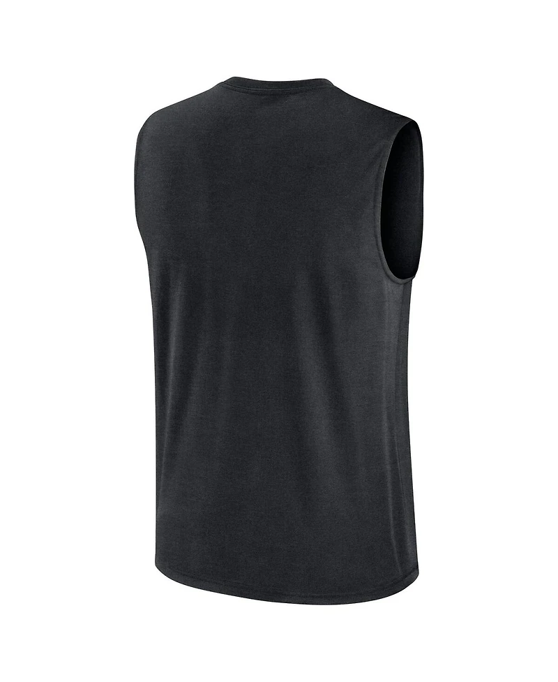 Nike Men's Black Alabama Crimson Tide Primetime Legend Lock Up Performance Muscle Tank Top