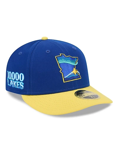 New Era Men's Royal Minnesota Twins 2024 City Connect 59FIFTY Low Profile Fitted Hat