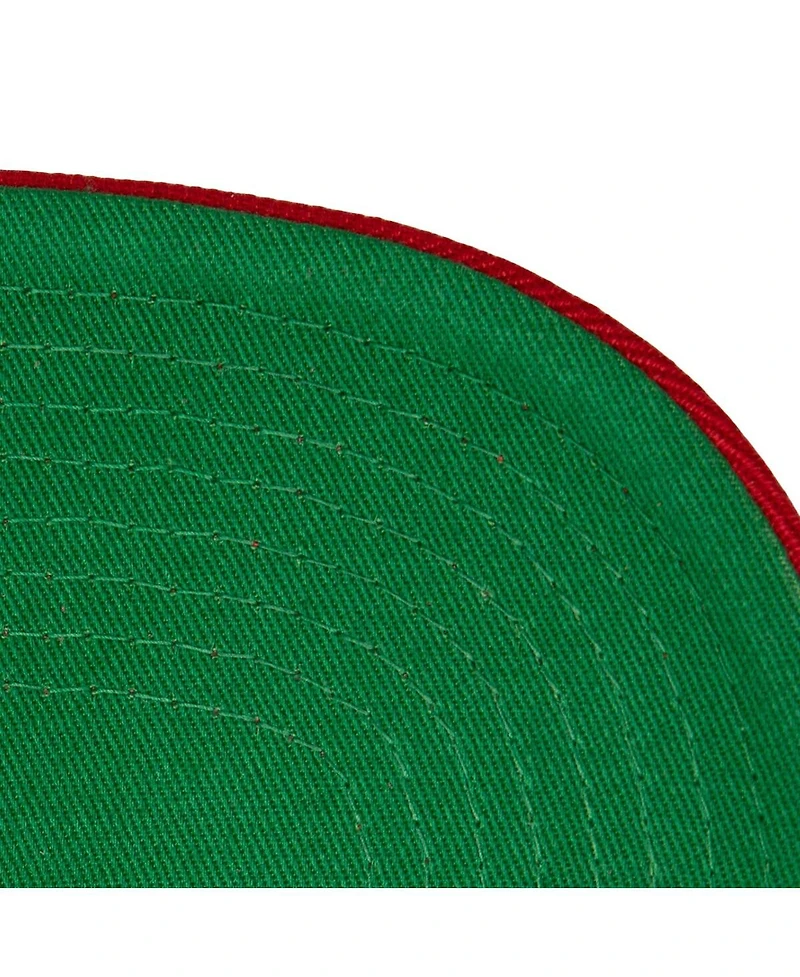 Mitchell & Ness Men's Cream/Red Miami Heat 3x Nba Champions Soul Legacy Defined Snapback Hat
